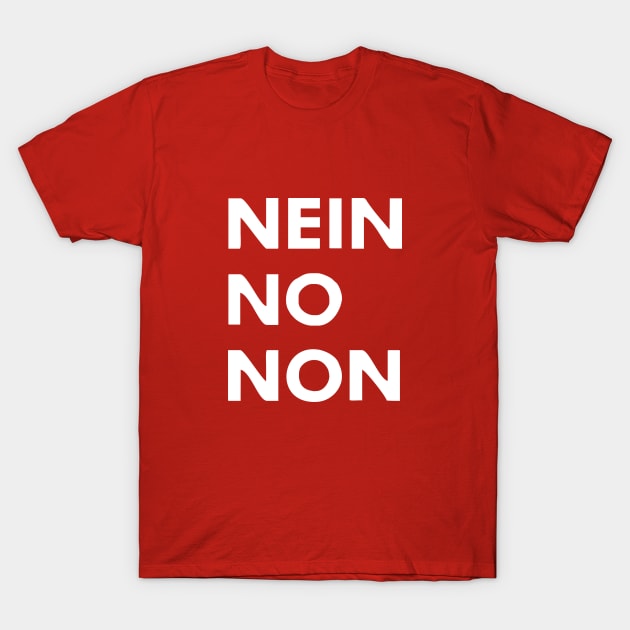 Thom Yorke - Nein No Non T-Shirt by Dreamteebox